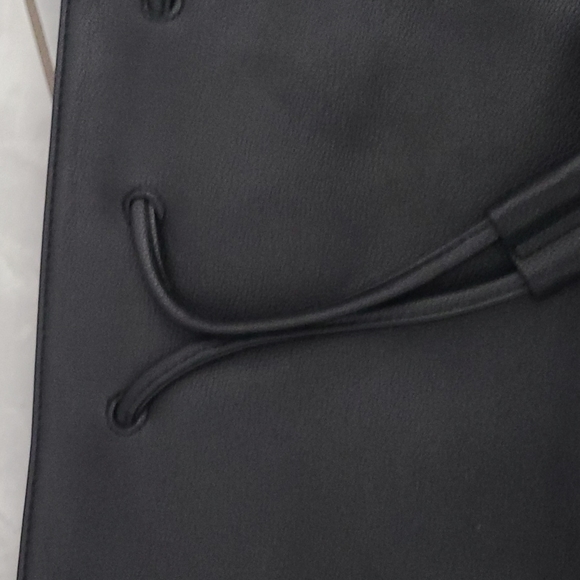 Victoria's Secret Drawstring Faux Leather Backpack - Picture 6 of 15